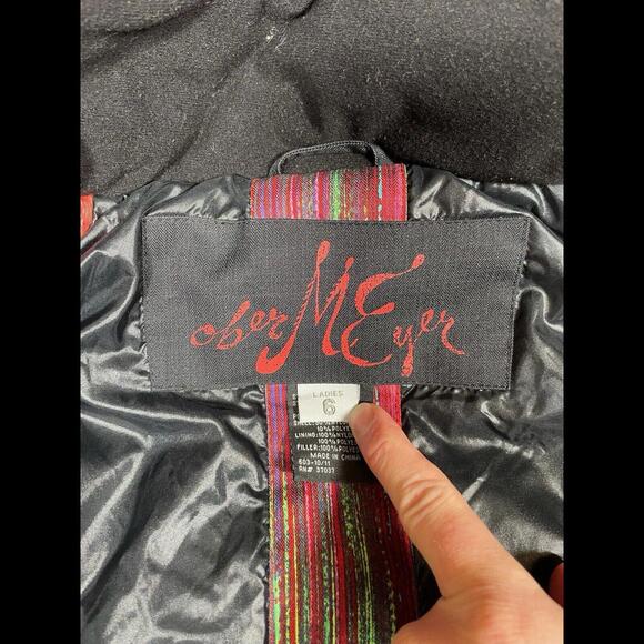 Obermeyer Womens 6 Sawyer Quality Jacket Ski Snowboarding Vented Plaid Coral NEW - Picture 6 of 7